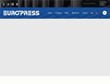 Tablet Screenshot of europress-maquinaria.com